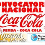 Convocatoria laboral abierta en Coca Cola Femsa