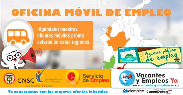 trabajo? conozca las oficinas móviles de Empleo del - Ofertas Laborales Colombia